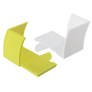 Support bloc papier, porte bloc papier FSC carré 89x89x42 mm personnalisable