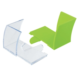 Support bloc papier, porte bloc papier FSC carré 89x89x42 mm personnalisable