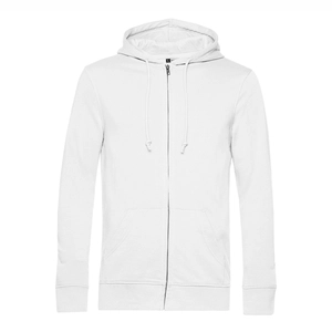 Sweat zippé à capuche homme, 20% en RPET personnalisable