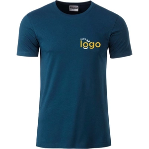 T-shirt homme décontracté 100% coton Bio personnalisable
