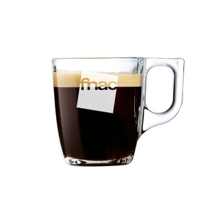 Tasse à café en verre 9 cl - Fabrication France personnalisable
