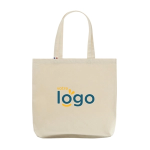 Totebag Made In France 240g Oekotex - avec étiiquette tricolore personnalisable
