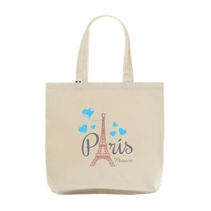 Totebag Made In France 240g Oekotex - avec étiiquette tricolore personnalisable