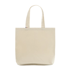 Totebag Made In France 240g Oekotex - avec étiiquette tricolore personnalisable