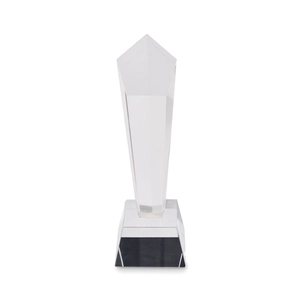 Trophée en cristal avec boite cadeau personnalisable