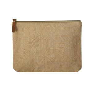 Trousse de voyage ANYDAYS, 100% en jute lavée personnalisable