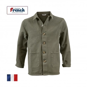 Veste de travail made in France avec poches intérieures personnalisable