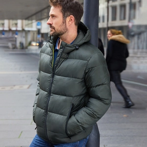 Veste matelassé hiver Homme 100% en RPET - sans PVC personnalisable