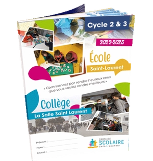 Agenda scolaire A4 - Made In France personnalisable