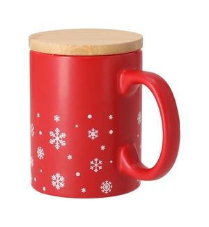 Mug en céramique avec motif flocon de neige 300 ml - spécial Noël personnalisable