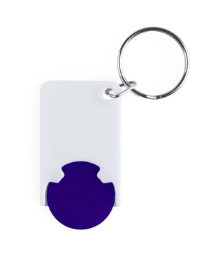 Porte-clés jeton personnalisable - convient pour pièce 1 euro personnalisable