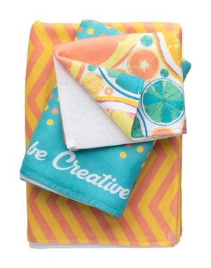 Serviette taille S microfibre 400 gr en sublimation personnalisable