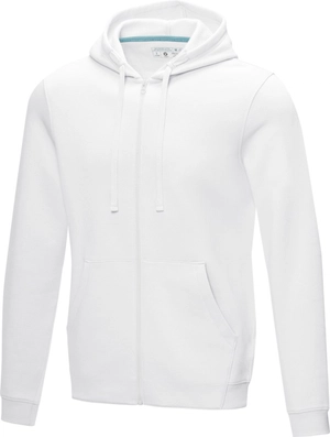 Sweat zippé à capuche en coton bio certifié GOTS pour Homme 280gr personnalisable