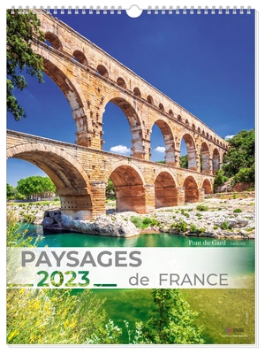 Calendrier Feuillet 2025  PAYSAGES DE France 32 x 43 cm - 13 feuillets personnalisable