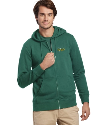 Veste zippée unisexe Made In Francde en coton bio personnalisable