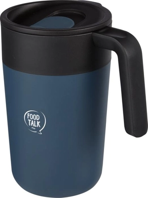 Mug 400 ml isotherme double paroi  - Tasse en plastique recyclé personnalisable