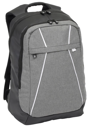 Sac à dos SPLIT gris, compartiment pour PC personnalisable