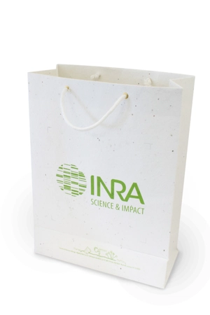 Sac Biodégradable en papier de graines -  Moyen modèle personnalisable