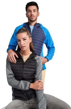 Veste unisexe en combinaison bi-matière personnalisable