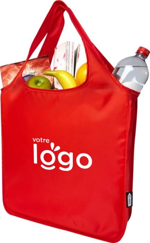 Grand sac shopping en PET recyclé - Sac shopping certifié GRS 14 litres personnalisable