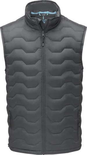 Bodywarmer duvet isotherme recyclé certifié GRS pour homme personnalisable