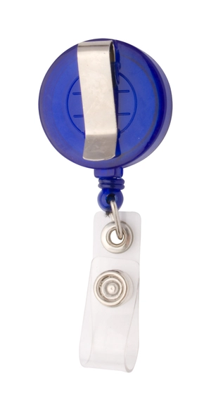 Porte badge avec bouton pression et cordelette personnalisable