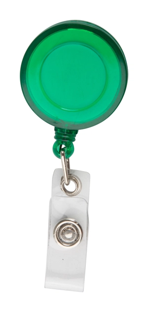 Porte badge avec bouton pression et cordelette personnalisable