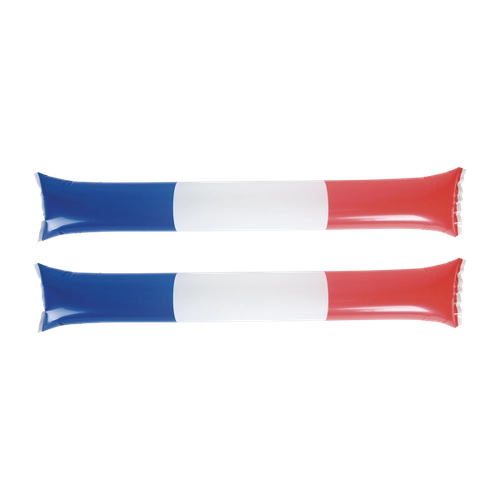 image du produit 2 batons de tambour tricolore - supporter évènement sportif
