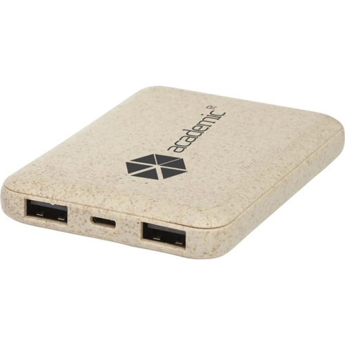 image du produit Batterie de secours 5000 mAh - Powerbank en fibre de blé