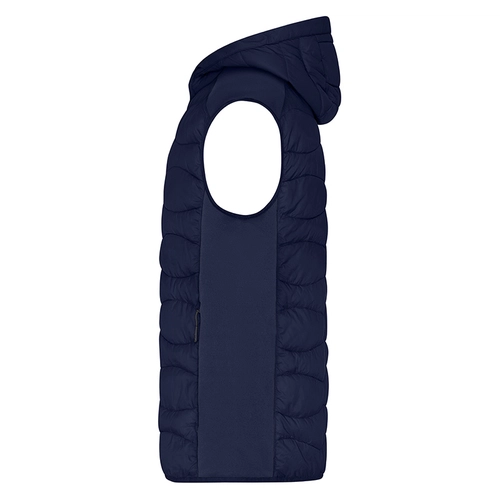 image du produit Bodywarmer matelassé Homme avec capuche - fermeture YKK