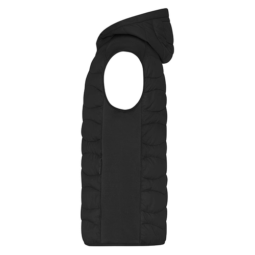 image du produit Bodywarmer matelassé Homme avec capuche - fermeture YKK