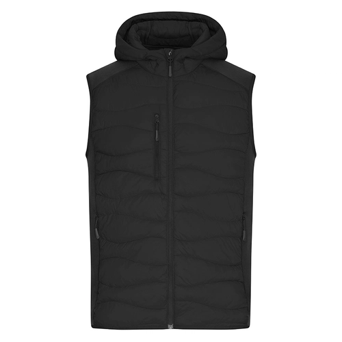 image du produit Bodywarmer matelassé Homme avec capuche - fermeture YKK