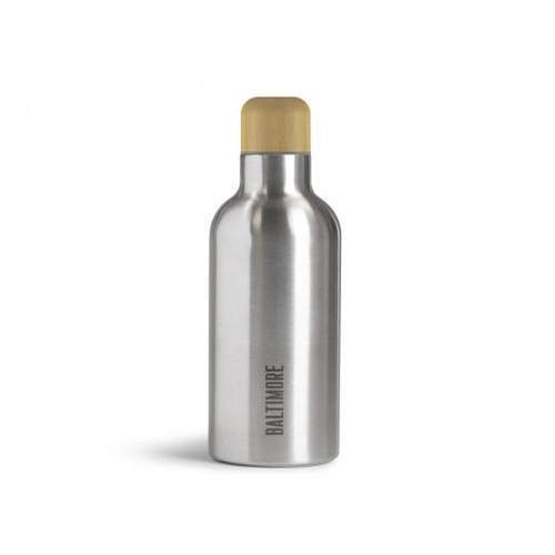 image du produit Bouteille 500 ml en acier et bambou - design exclusif