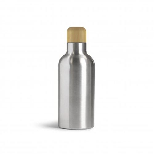 image du produit Bouteille 500 ml en acier et bambou - design exclusif