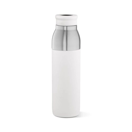 image du produit Bouteille double paroi 760 ml en acier inox recyclé - avec gobelet de voyage