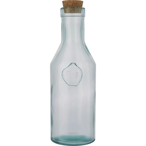 image du produit Carafe en verre recyclé avec couvercle en liège