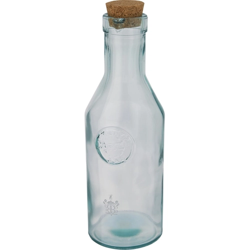 image du produit Carafe en verre recyclé avec couvercle en liège