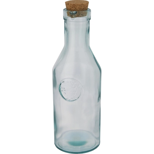 image du produit Carafe en verre recyclé avec couvercle en liège