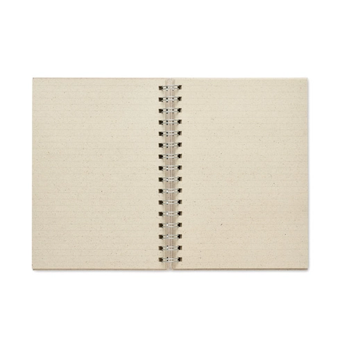 image du produit Carnet A5 80 feuilles en papier d'herbes - couverture carton