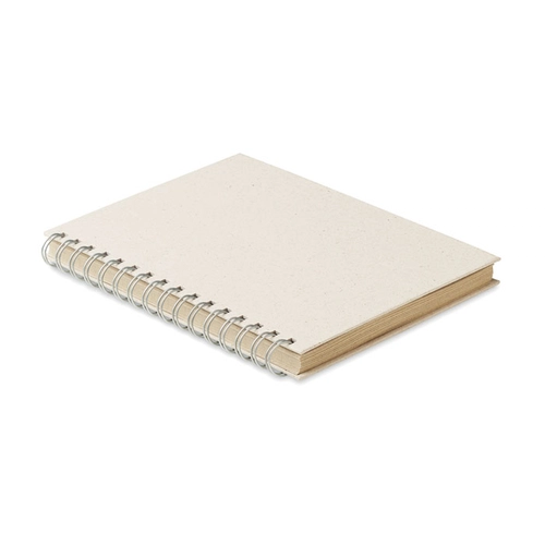 image du produit Carnet A5 80 feuilles en papier d'herbes - couverture carton