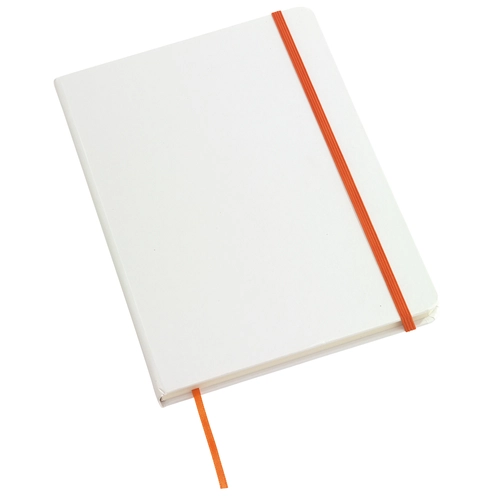 image du produit Carnet A6 AUTHOR, bloc notes blanc avec élastique colorée