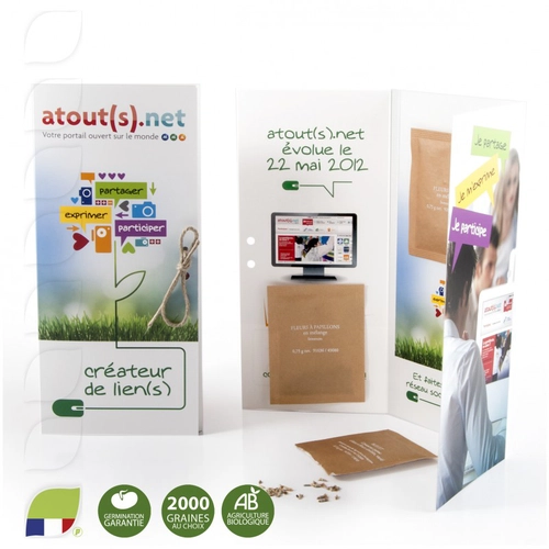 image du produit Carte écologique 2 sachets 3 volets (grand modèle)