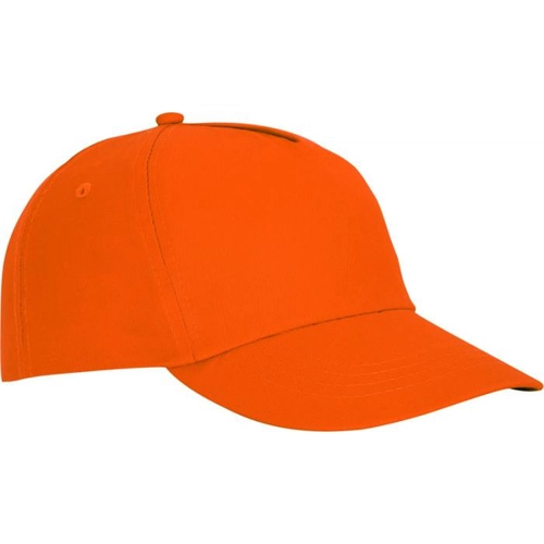 image du produit Casquette 5 panneaux avec fermeture velcro - Œillets brodés