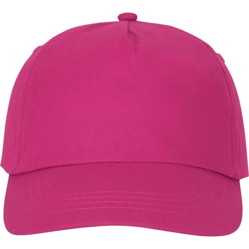 image du produit Casquette 5 panneaux avec fermeture velcro - Œillets brodés