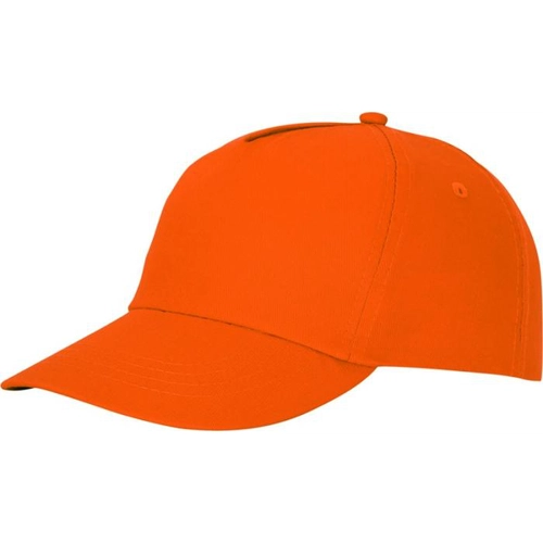 image du produit Casquette 5 panneaux avec fermeture velcro - Œillets brodés