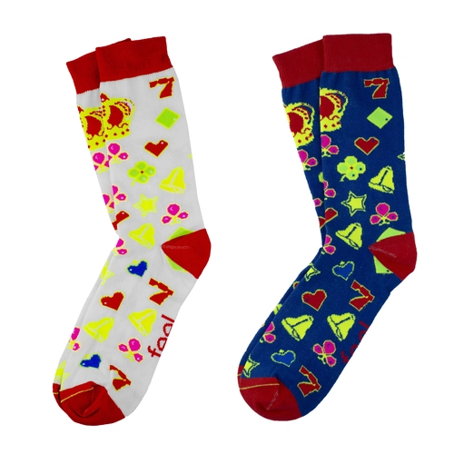 image du produit Chaussettes réfléchissantes néon 100% personnalisable - originalité assurée