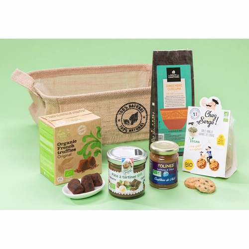 image du produit Coffret gourmand  GOURMANDISES BIO