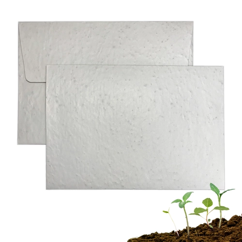 image du produit Enveloppe en papier de graines - Format 110 x 220 mm