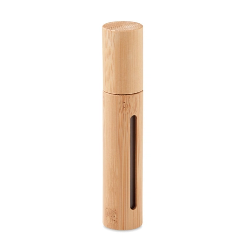 image du produit Flacon de parfum format mini avec habillage en bambou