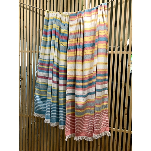 image du produit Fouta 100% coton en fil simple avec franges